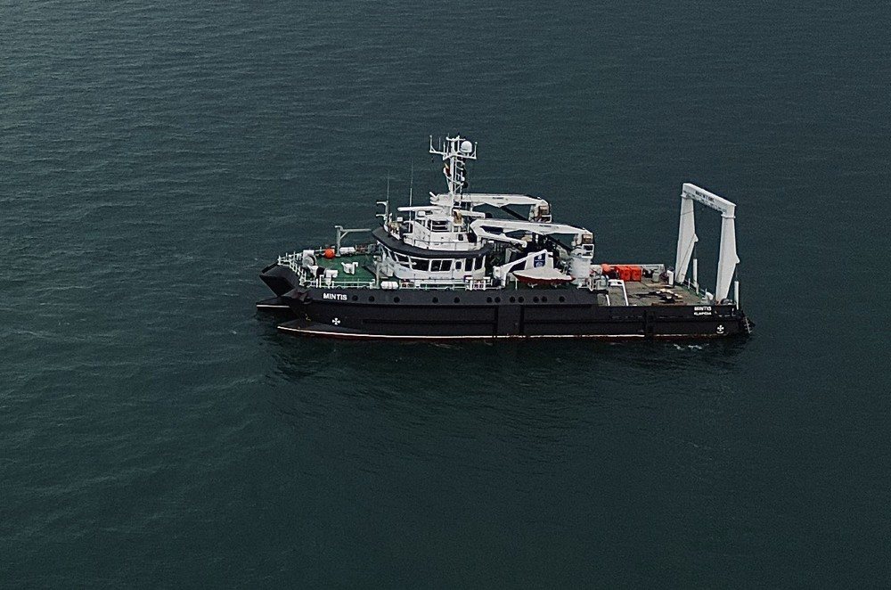 Aerial deck view